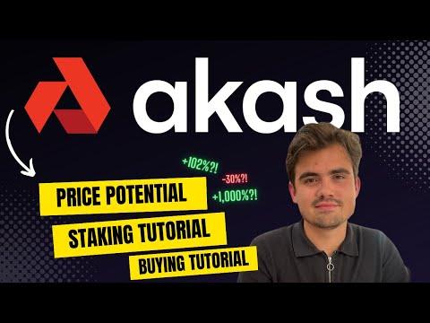 Akash Network: $AKT Price Potential & Staking Tutorial