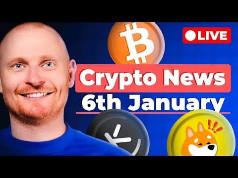 Crypto News: January 6th: Bullish for BTC in Q1 | Altcoin Strategy | Kamino Updates