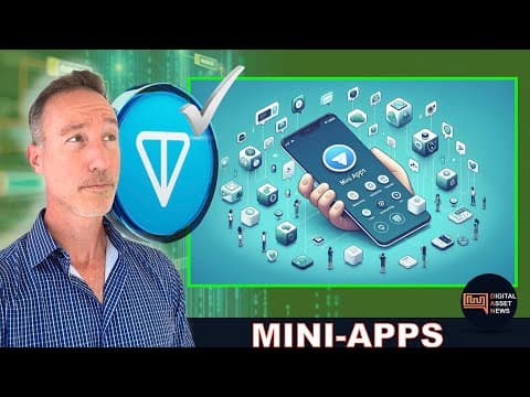 TELEGRAM / TON COIN MINI-APPS. 950 MILLION USERS = MASSIVE UTILITY, REVENUE & ADOPTION!