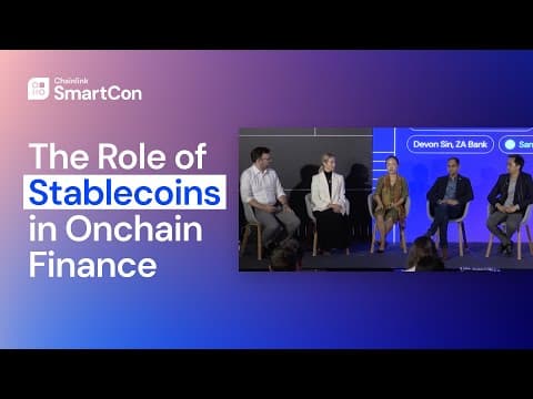 Stablecoins: Blockchain’s Killer App? | SmartCon 2024