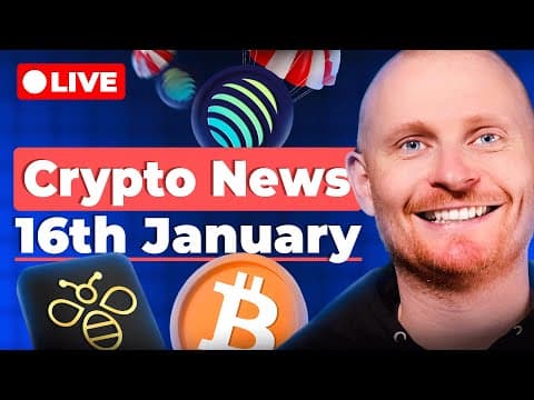 Crypto News: January 16th: Bitcoin Reserves | Jupuary FAQs | Market Updates