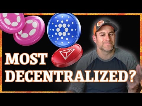 Cardano Is The MOST Decentralized Crypto! $ADA vs. Other POS Blockchains