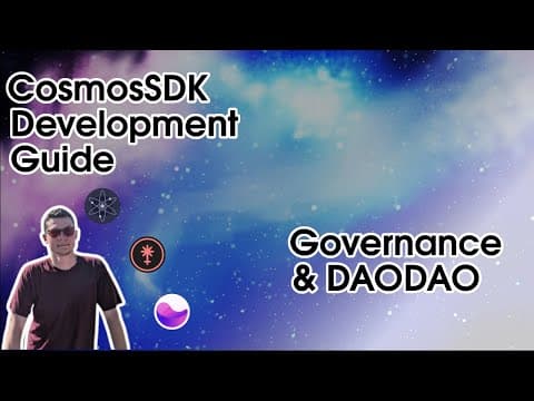 Cosmos Bytes EP.7 – Governance and DAODAO