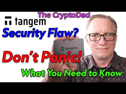 Tangem App Security Vulnerability: What Happened and What You Need to Do