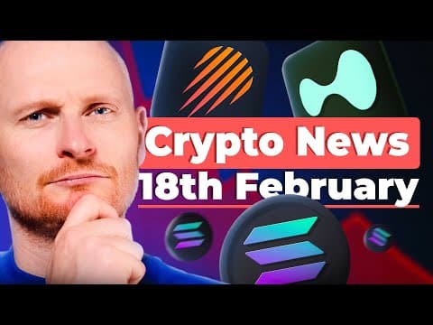 Crypto News: February 18th: Market Updates | Ben Chow from Meteora Steps Down | HyperLiquid Updates