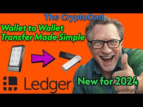 🚀 How to Transfer Crypto Between Ledger Devices | Step-by-Step Wallet to Wallet in Ledger Live 🔑💰