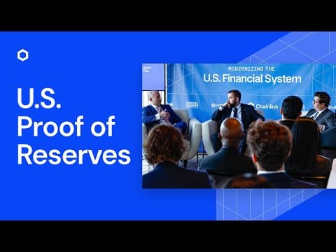 Proof of Reserves for the U.S. | Tyler Williams, Counselor to Treasury Secretary