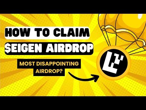 Claiming $EIGEN Airdrop – EigenLayer Most Disappointing Airdrop?!