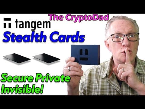 Tangem Stealth Wallet Unboxing & Setup: Secure, Private, and Invisible!