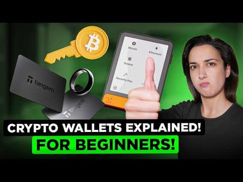 Crypto Wallets Explained! (Beginners’ Guide!) 📲 🔑 (2025 Edition!) ⭐⭐⭐⭐⭐ Ultimate Step-by-Step! 😎