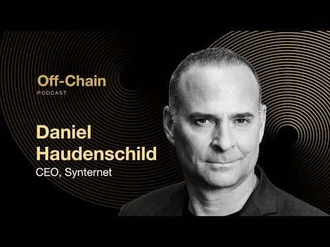 Daniel Haudenschild: Synternet and the Future of Decentralized Data | Off-Chain Podcast #027