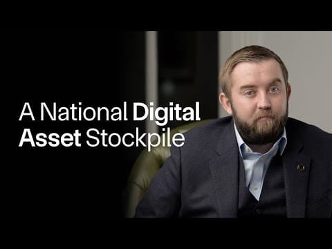 National Digital Asset Stockpile and the Future of Crypto in America | Sergey Nazarov