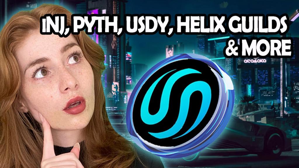 INJECTIVE NEWS: INJ, PYTH, USDY, HELIX GUILDS & MORE!!