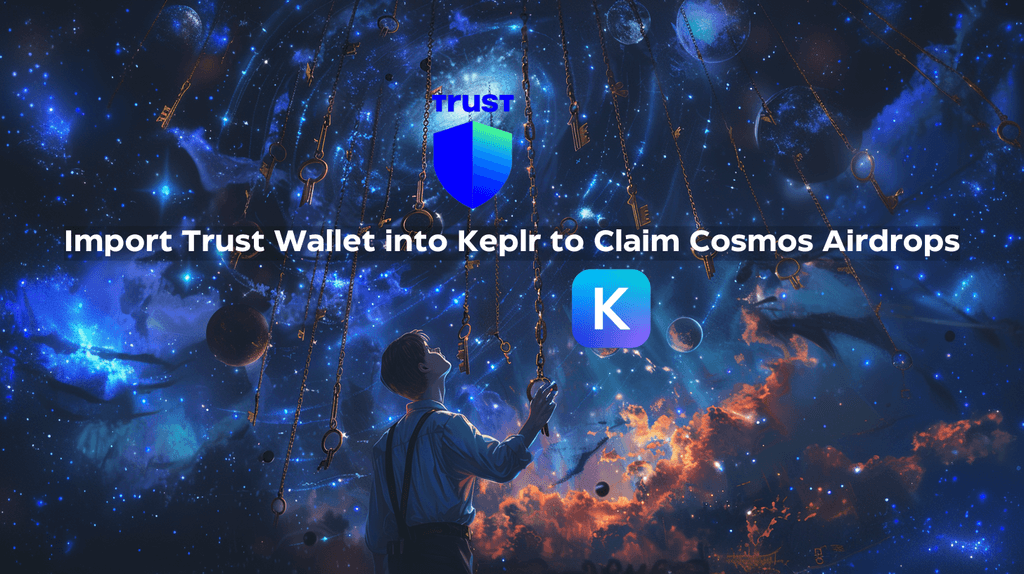 How To Import Trust Wallet Mobile Into Keplr Mobile to Claim Cosmos Airdrops