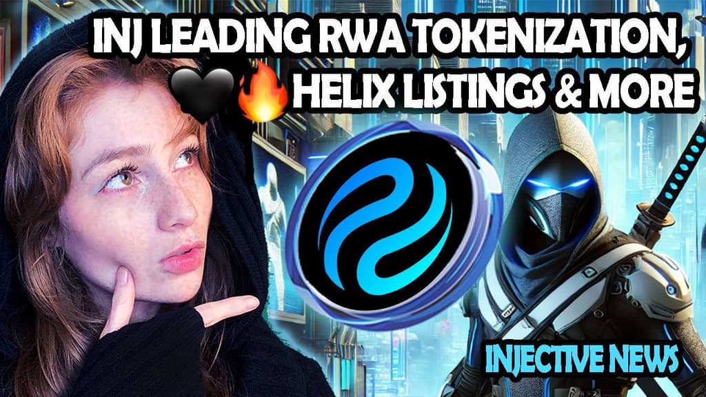 INJECTIVE NEWS: INJ LEADING RWA TOKENIZATION, HELIX LISTINGS & MORE!!