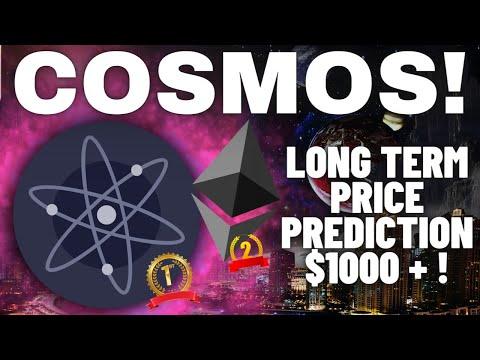 COSMOS ATOM Long Term Price Prediction $1000 + !! Cosmos Will Likely Eclipse Ethereum Over Time !!!!