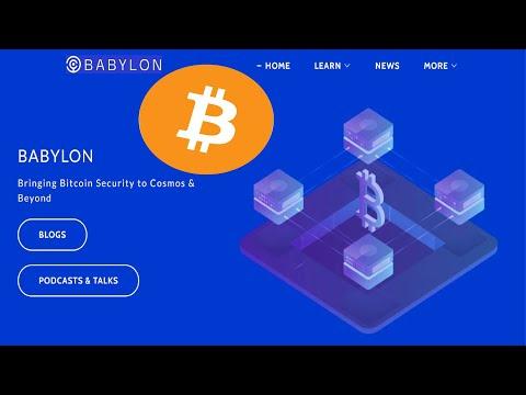 BITCOIN SECURITY WITHIN THE COSMOS ECOSYSTEM – BabylonChain