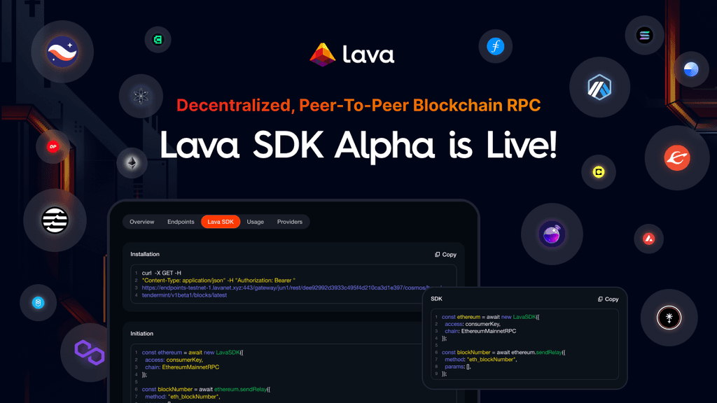 Introducing: Lava SDK Alpha 🧑‍💻🌋