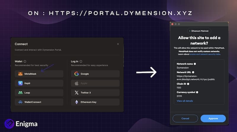 DYM MetaMask Staking 1